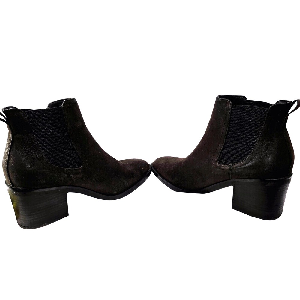 MIA Black Block Heel Ankle Booties – Women's Size‎ 9 Western Chelsea Fall Boots - Picture 9 of 12